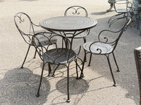 Russell Woodard Parisienne 5pc Patio Bistro Set