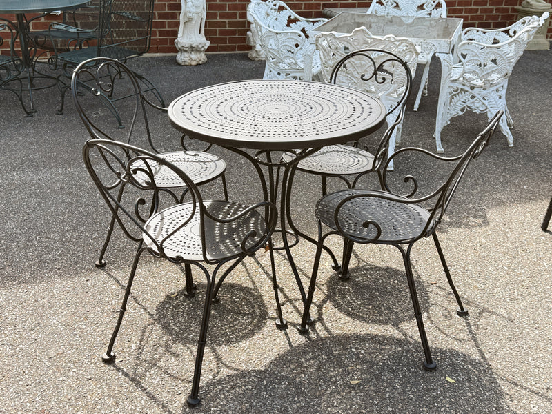 Russell Woodard Parisienne 5pc Patio Bistro Set