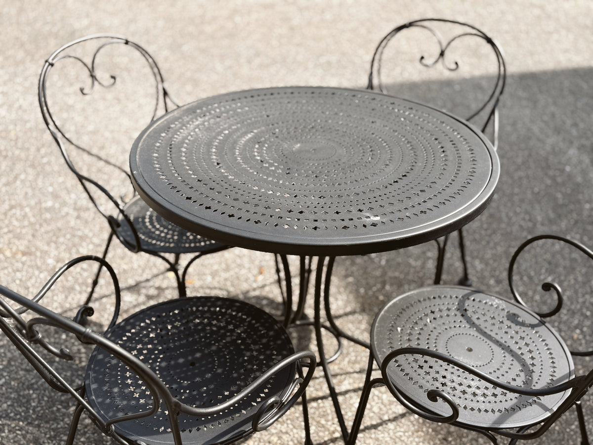 Russell Woodard Parisienne 5pc Patio Bistro Set