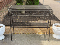 John Salterini Wrought Iron Patio Potting Table/Bar