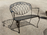 Russell Woodard Chantilly Rose Patio Bench