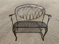 Russell Woodard Chantilly Rose Patio Bench