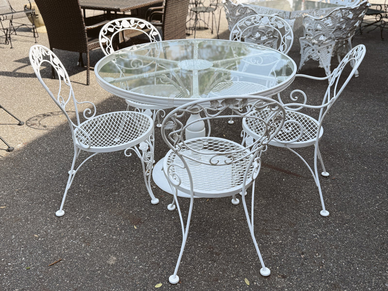 Russell Woodard "Chantilly" 6pc Patio Table Set