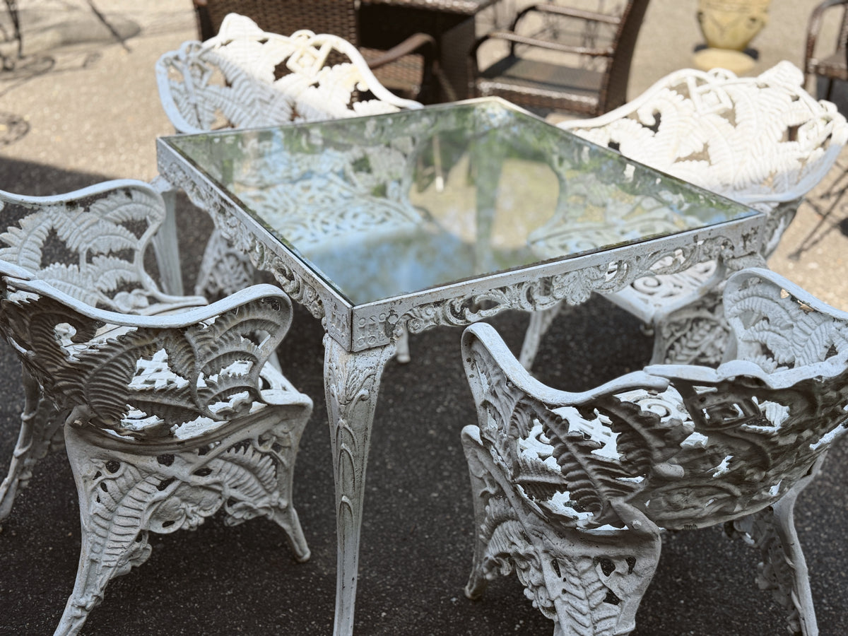 J.W. Fiske Fern & Blackberry 10pc Patio Set