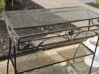John Salterini Wrought Iron Patio Potting Table/Bar