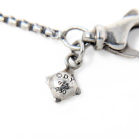 David Yurman Sterling/18K Crossover Single Station Pendant Necklace, 16" - 18"