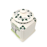 Ouisha McKinney Hand-Painted Ceramic 4-Piece Canister Set