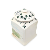 Ouisha McKinney Hand-Painted Ceramic 4-Piece Canister Set