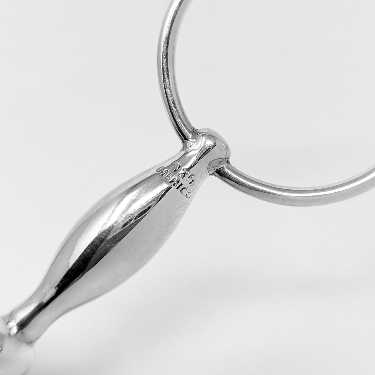 Sterling Silver Ring-Handled Baby Rattle