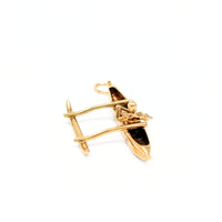 14K Gold Hawaii Outrigger Charm