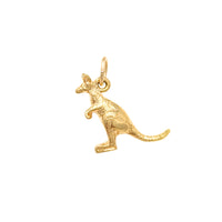 18K Gold Kangaroo Charm