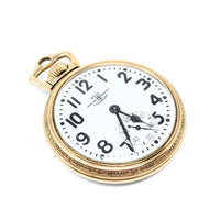 Ball 10K Gold Filled 1946 999B Model 5 16s 21j Railroad Pocket Watch