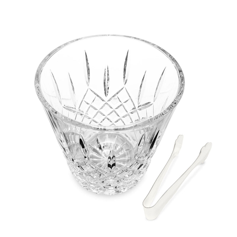 Waterford Crystal "Lismore" Ice Bucket W/ Tongs