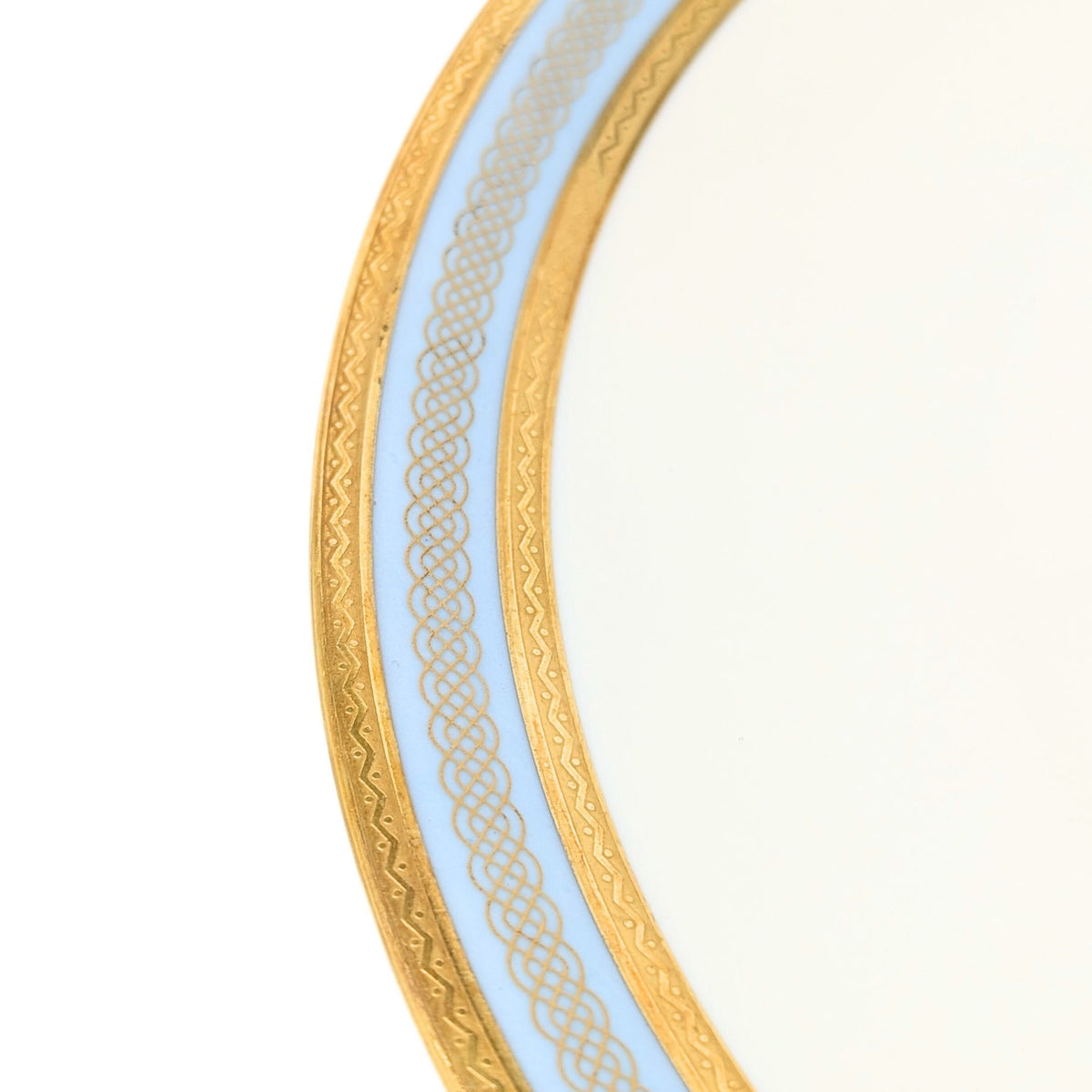 Heinrich & Co. Selb Bavarian Blue & Gold Dinner Plates (12)