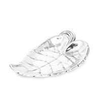 Wallace Sterling 8" Hammered Leaf Dish/Tray