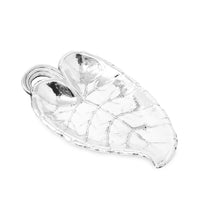 Wallace Sterling 8" Hammered Leaf Dish/Tray