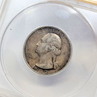 1932-D ANACS EF45 Key Date Washington Quarter
