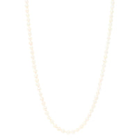 14K Gold 31" 7mm Pearl Necklace