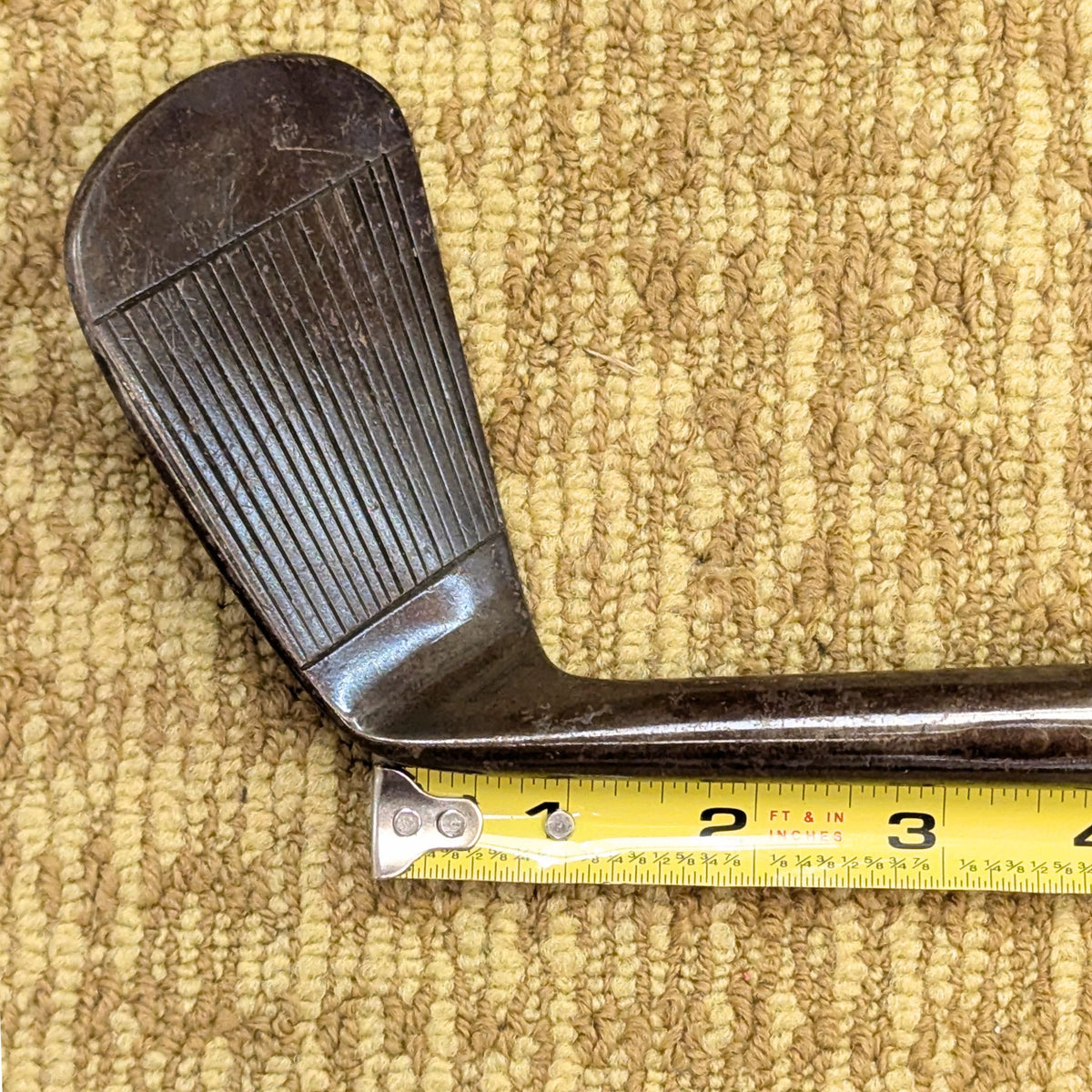 T. Stewart St. Andrews Hickory Shaft Spade Mashie #6 Golf Club