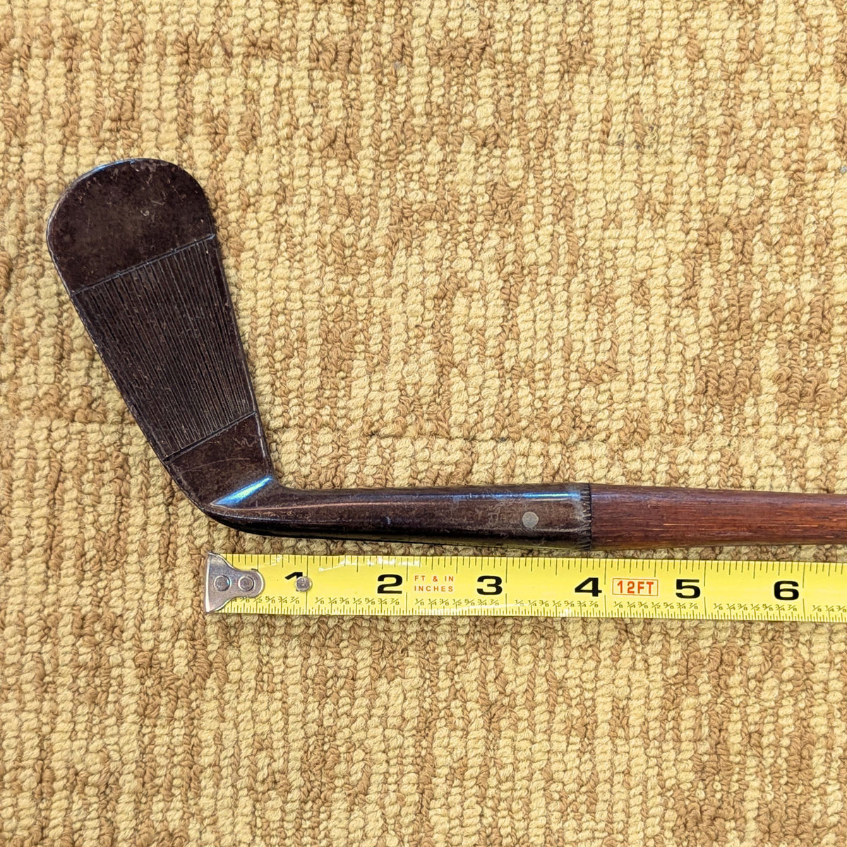 T. Stewart St. Andrews Hickory Shaft 2 Iron Golf Club