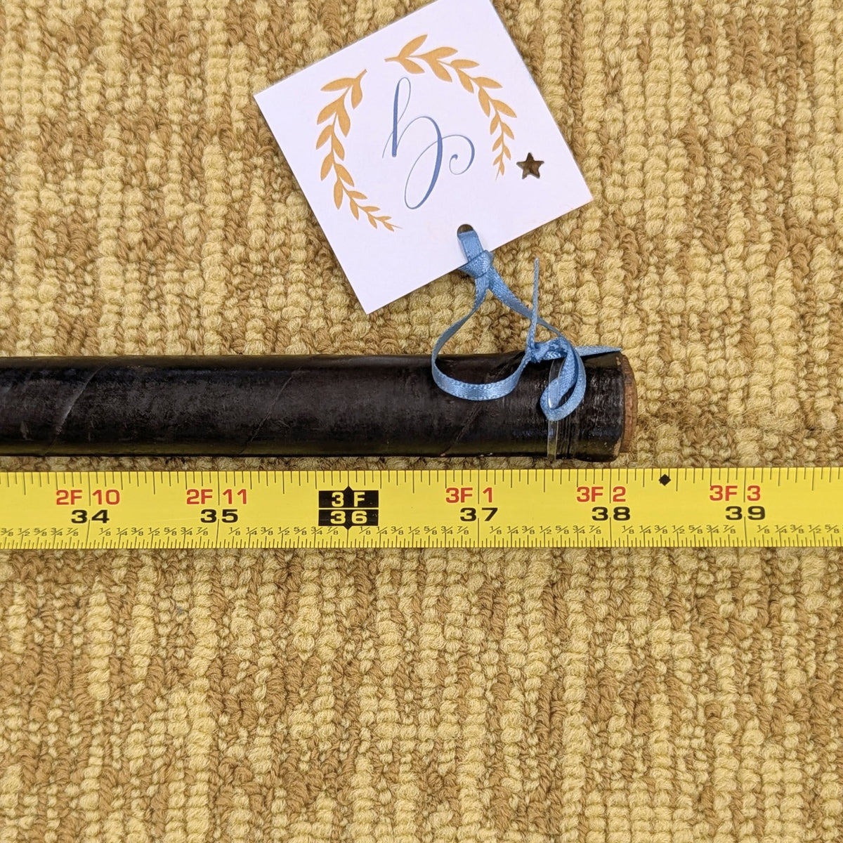 T. Stewart St. Andrews Hickory Shaft 2 Iron Golf Club