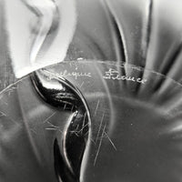 Lalique France Signed Nancy Frosted Crystal Ashtray/Bowl
