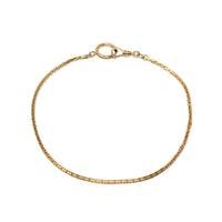 Antique 12K Gold Filled Bar Link Pocket Watch Chain/ Choker Necklace, 14.25”