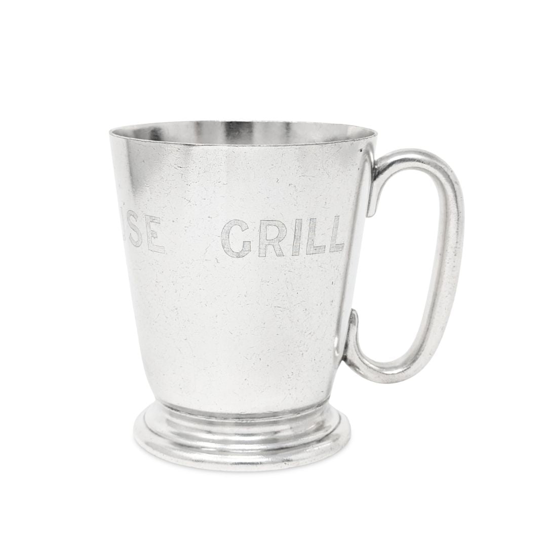 Mappin & Webb Prince's Plate Triple Silver Plate Pint Tankard, "Corner House Grill"
