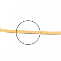 Aurafin Italian 14K Yellow Gold 5.8mm 20” Herringbone Chain Necklace