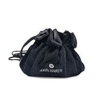 John Hardy Black Velvet 8-Pocket Travel Jewelry Organizer Pouch