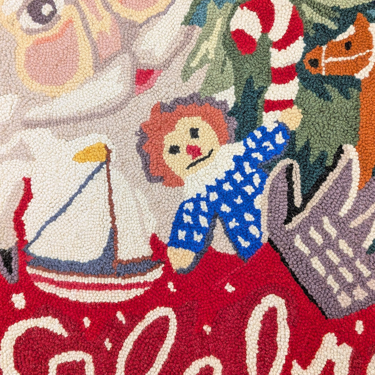 Claire Murray Nancy Thomas Celebrate X-Mas Hooked Rug (32"x 32")