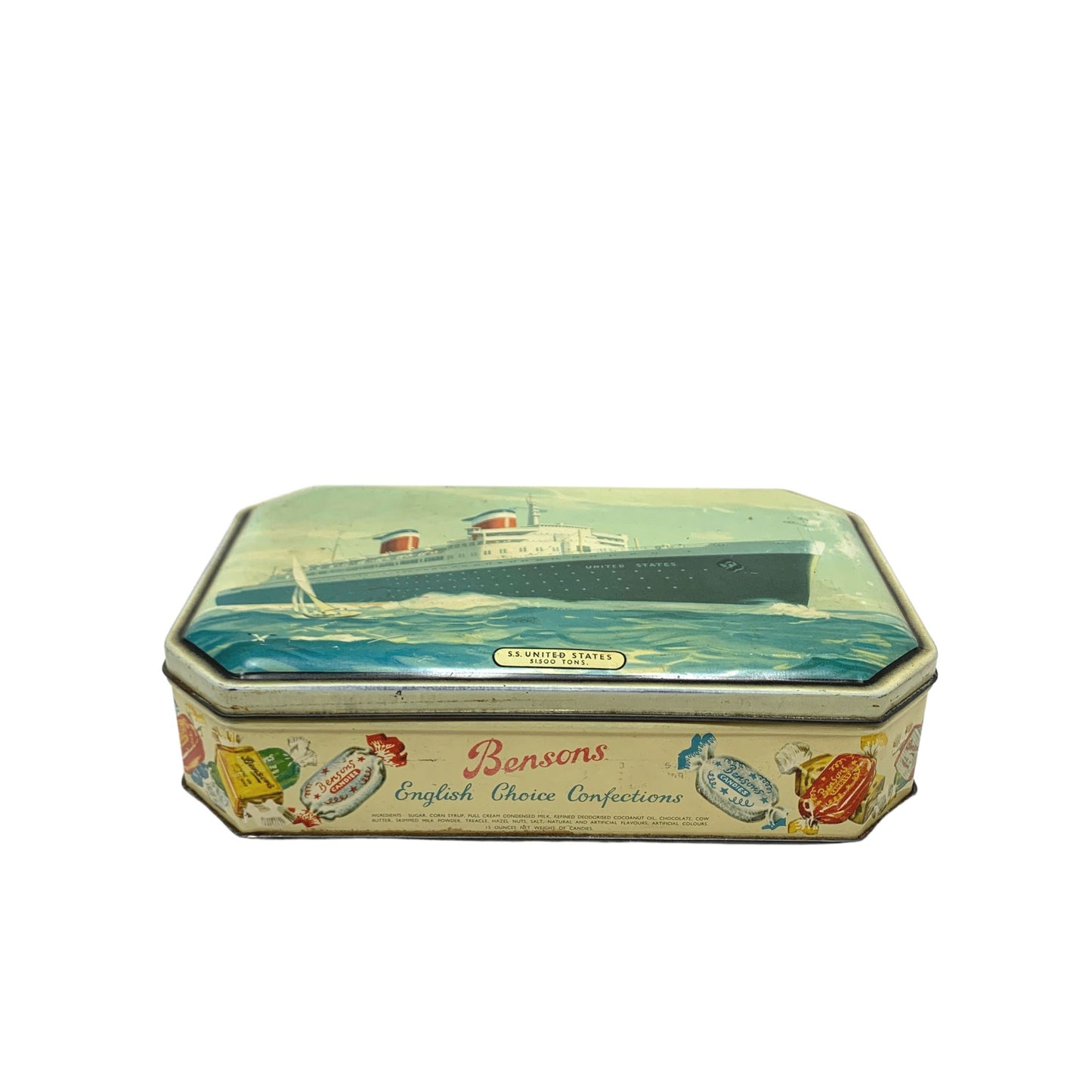 SS United States Candy Tin by Bensons Confections