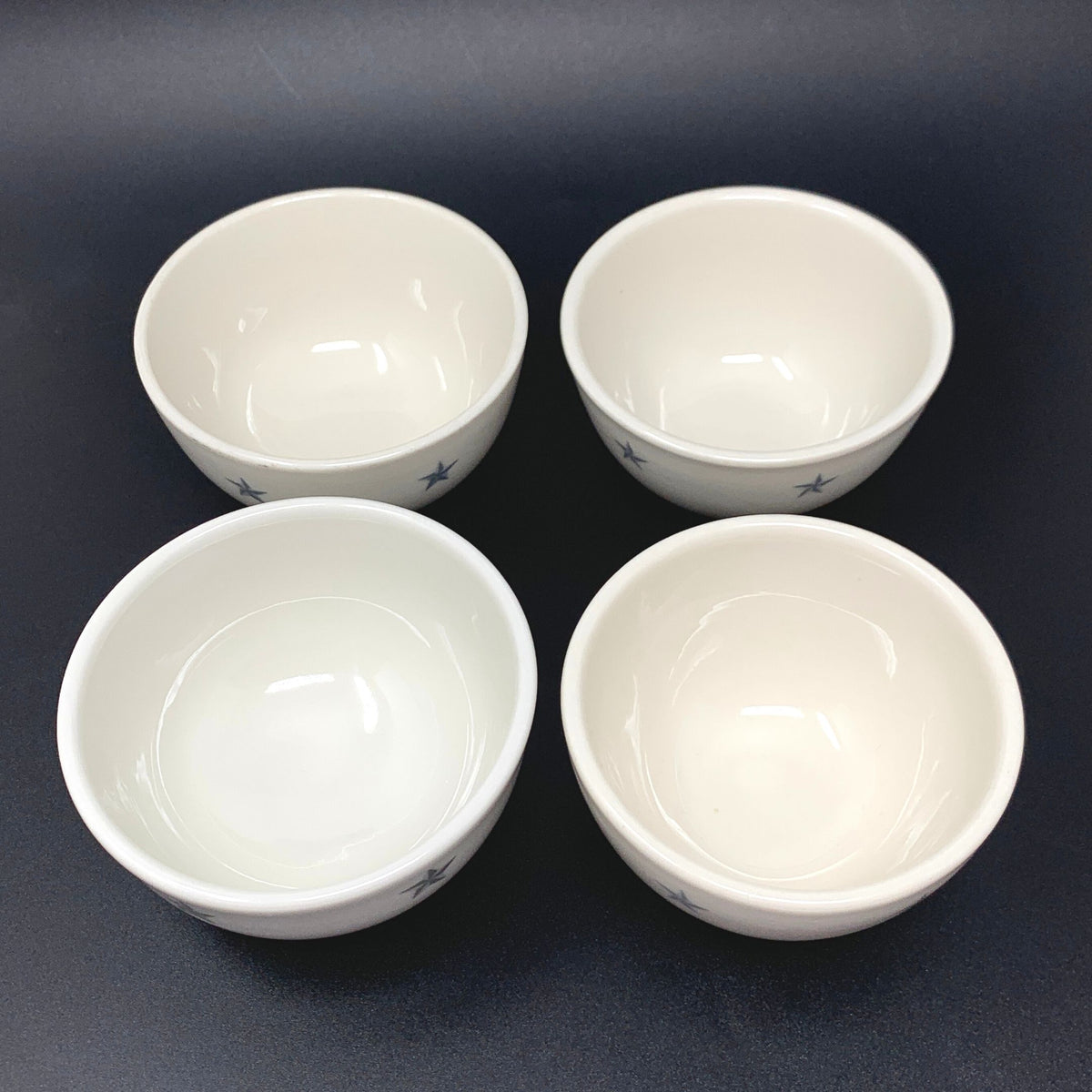 SS United States Lamberton Sterling China Bouillon Cups (4)