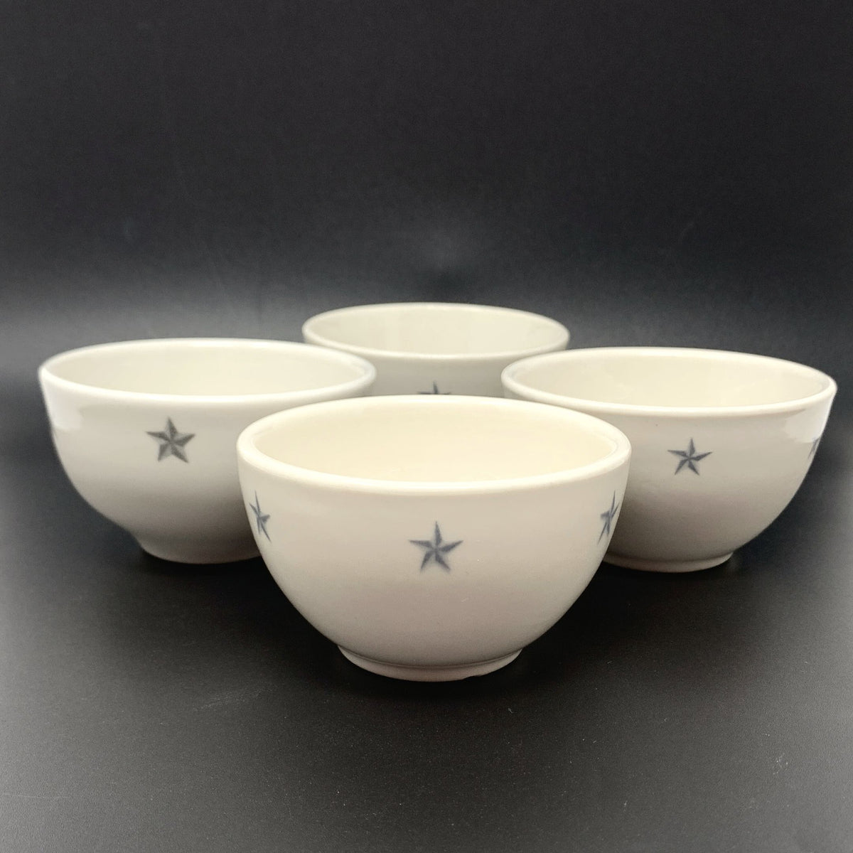 SS United States Lamberton Sterling China Bouillon Cups (4)