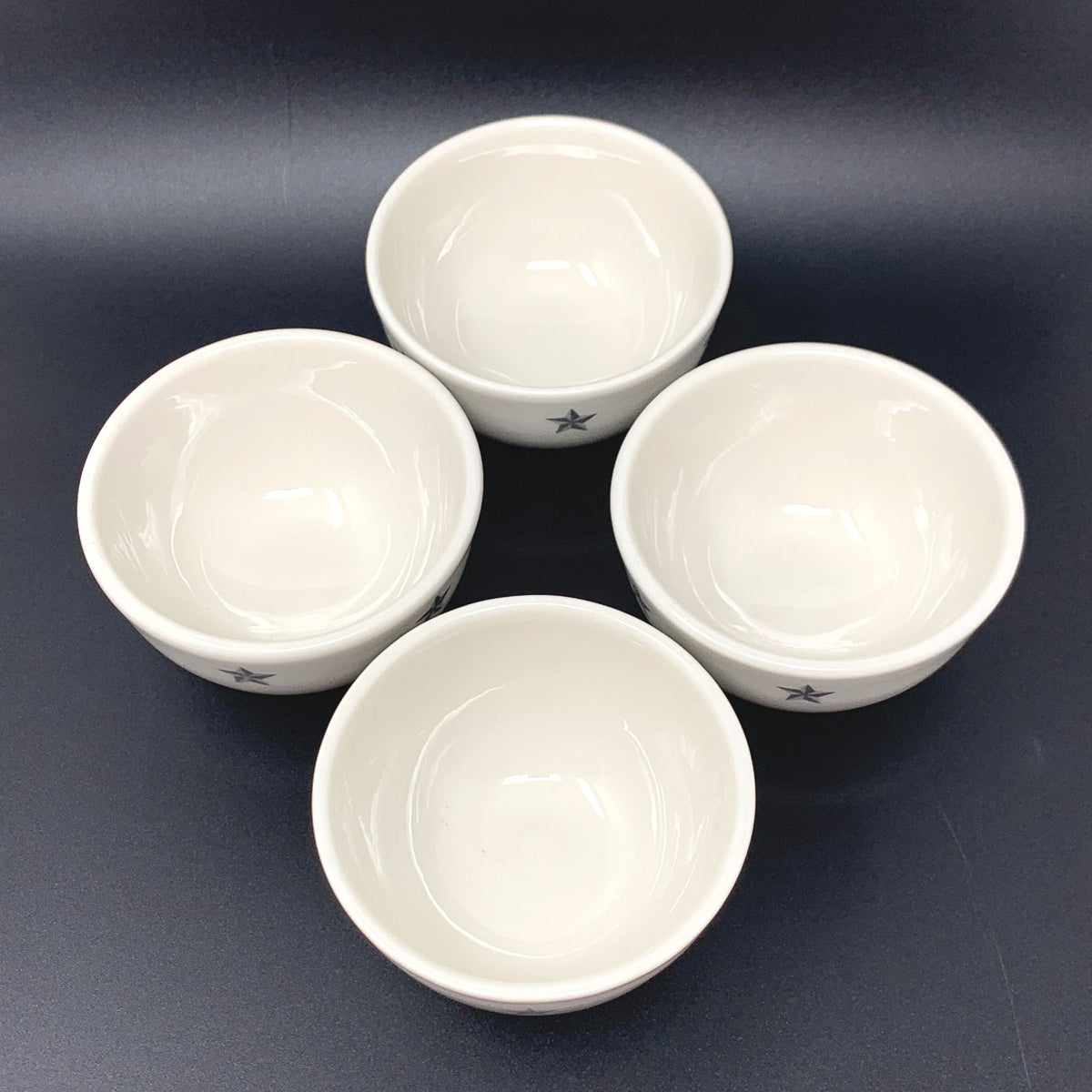 SS United States Lamberton Sterling China Bouillon Cups (4)