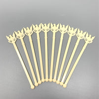 SS United States Set of 10 Cocktail Swizzle Sticks