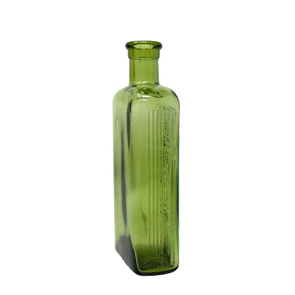 Light Olive Green Antique Poison Bottle