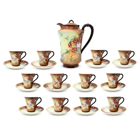 Haviland Limoges France 25pc Chocolate Set