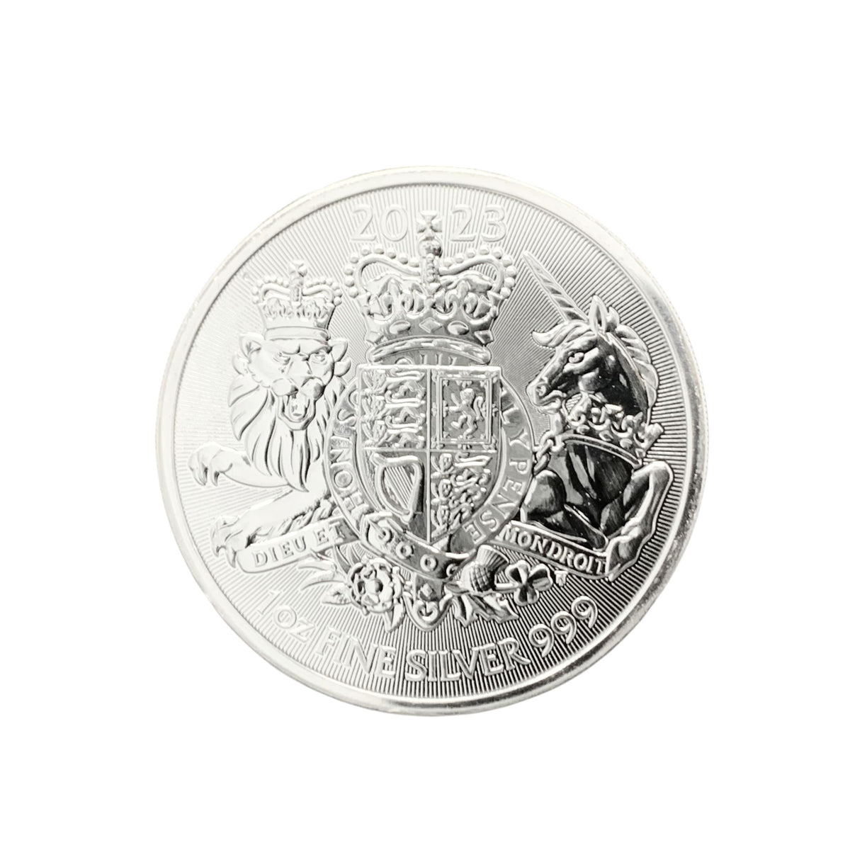 2023 British Royal Coat of Arms 1oz .999 Silver Round