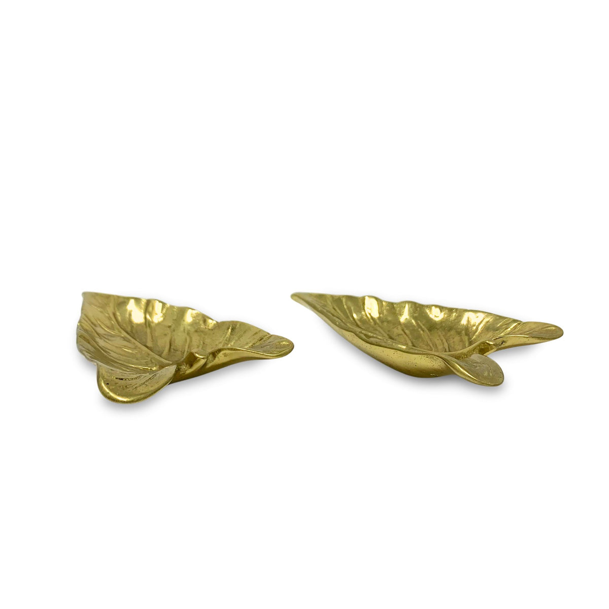 Virginia Metalcrafters 4" Calla Lily Leaf Trays (Pair)