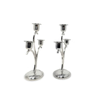 Wallace Silverplate Art Deco Candelabras (Pair)