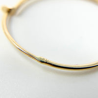 14K Gold 22mm Hoop Earrings