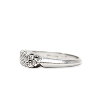 Antique Platinum 14 Diamond Ring - Size 5