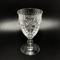 Webb Corbett Cut Rock Crystal Wine Glasses (4) WEC21