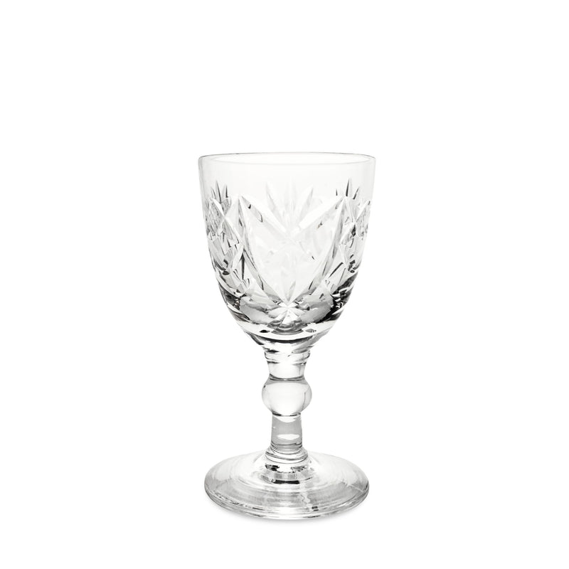 Webb Corbett Cut Rock Crystal Cordials (8) WEC21