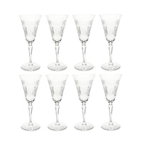 Seneca Crystal #190-19 Water Goblets (8)