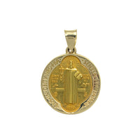 14K Gold St. Benedict Pendant