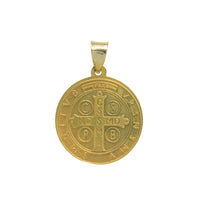 14K Gold St. Benedict Pendant