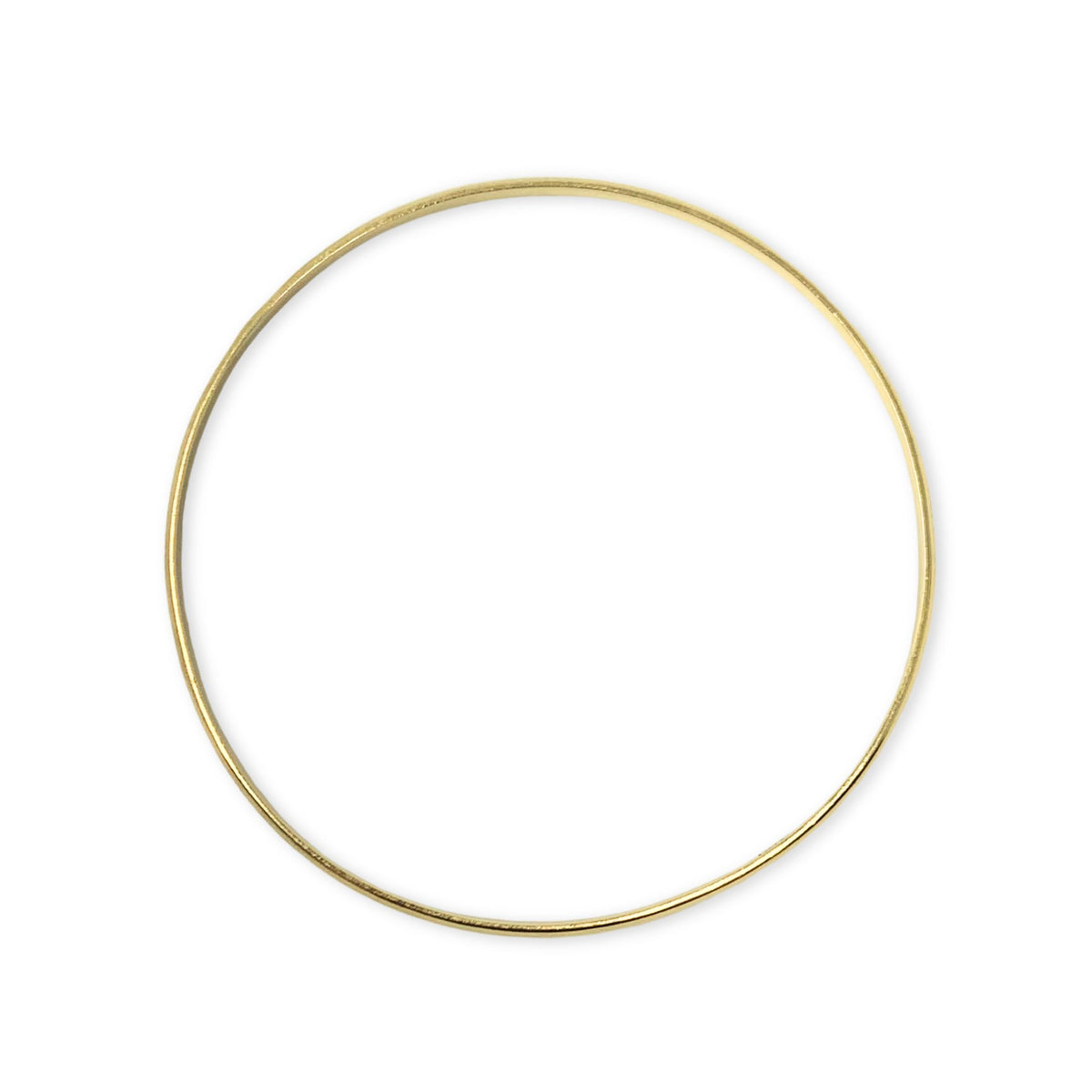 18K Gold 2.6mm Bangle Bracelet