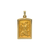 14K Gold St. Christopher Pendant